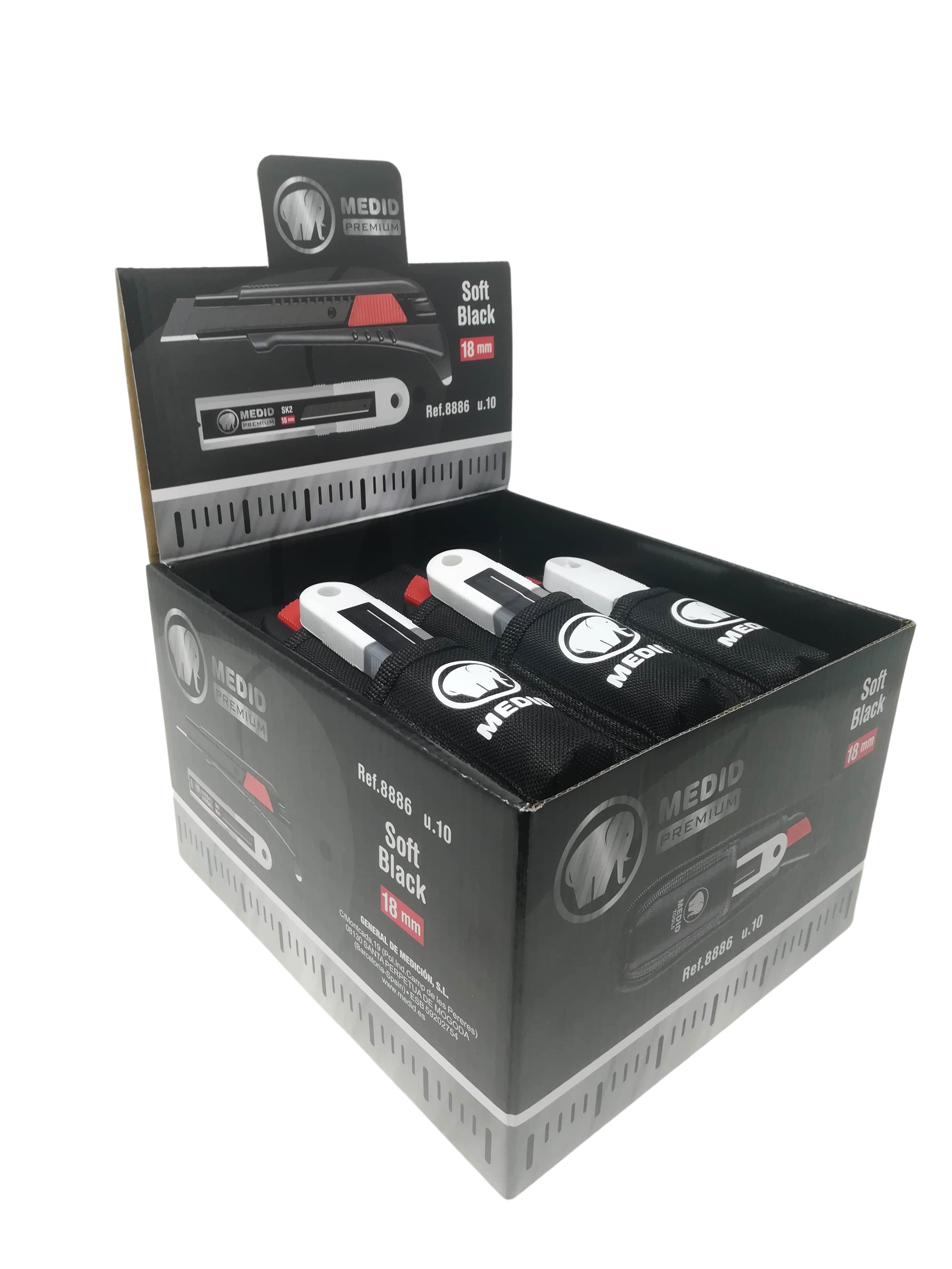 Cutter Soft Carpet + cuchillas en funda de Nylon - ref. 8886